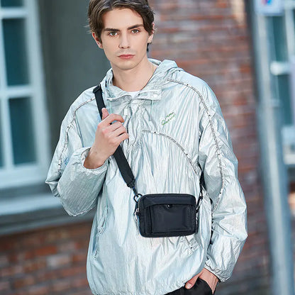 Japanese Style Simple Crossbody Bag for Men