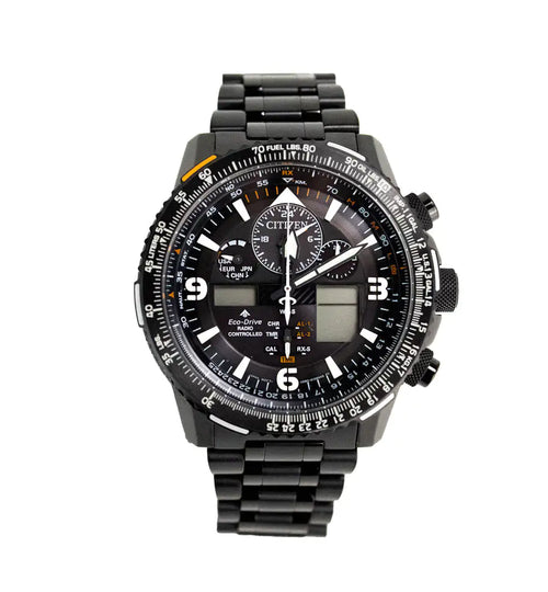 Citizen Promaster Skyhawk Chrono Eco AT Black Stainless Steel Watch