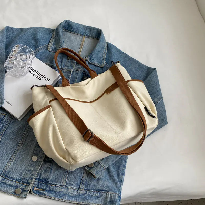 Women's Casual Large Capacity Canvas Tote Bag