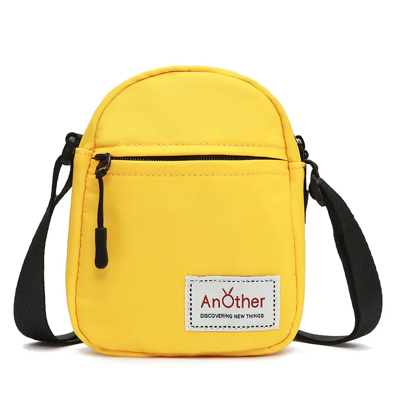 Mini Canvas Crossbody Bag for Men and Women