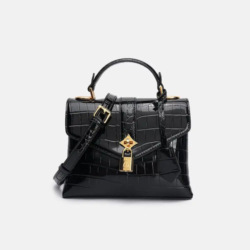 Women's Leather Messenger Shoulder Bag - Versatile Style