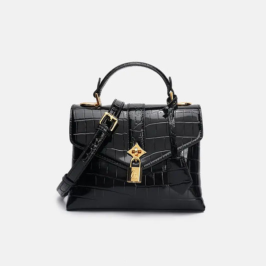 Women's Leather Messenger Shoulder Bag - Versatile Style