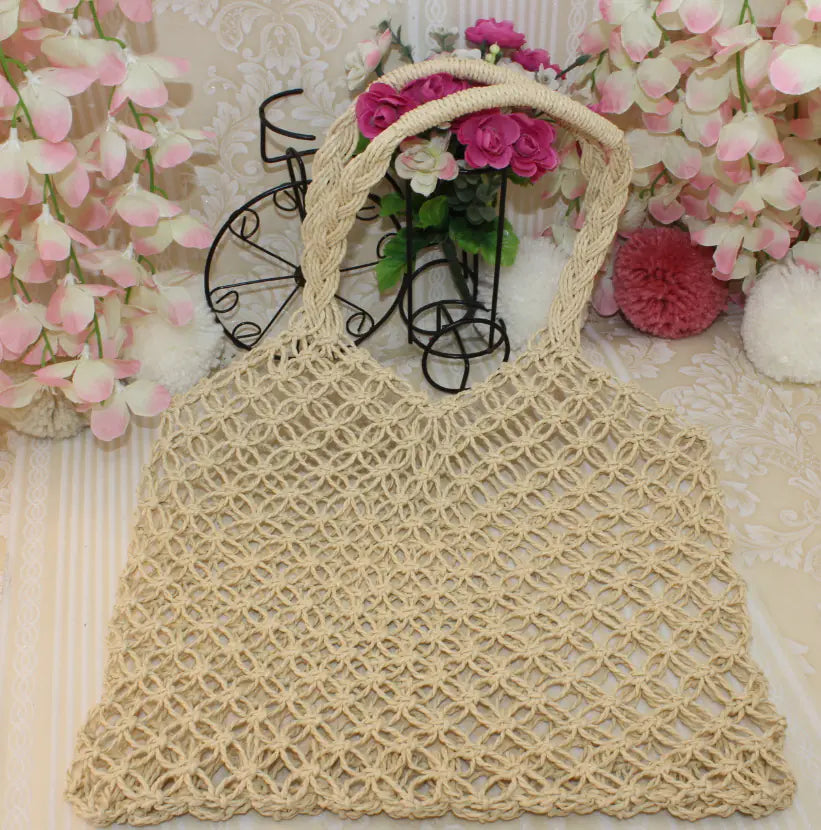 Woven Grass Bag, Tote Bag, Crossbody Bag