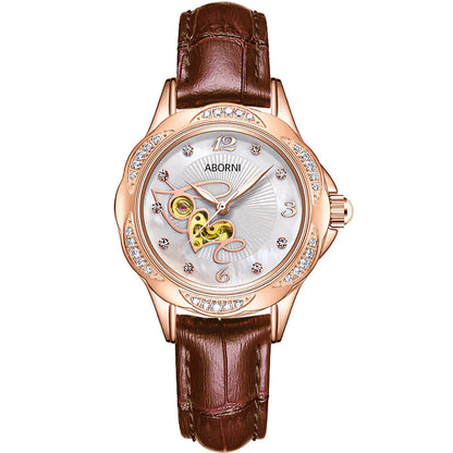 Women's Swiss Waterproof Mechanical Watch with Luminous Feature