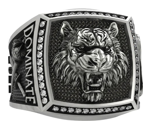Chinese Zodiac Tiger Ethnic Style Ring