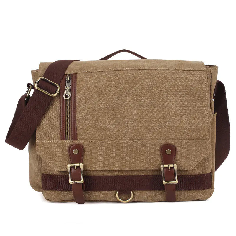 Retro Canvas Messenger Bag for Men - FG264