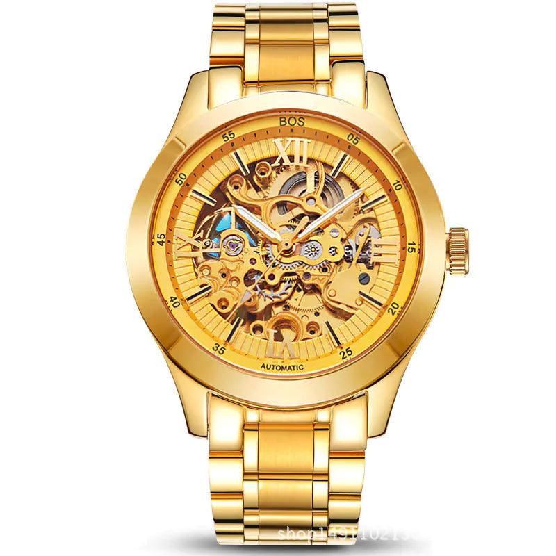Men's Hollow Anglaise Automatic Mechanical Watch