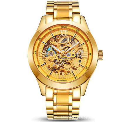 Men's Hollow Anglaise Automatic Mechanical Watch