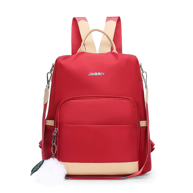 Women's Fashion Travel Oxford Canvas Backpack Bag