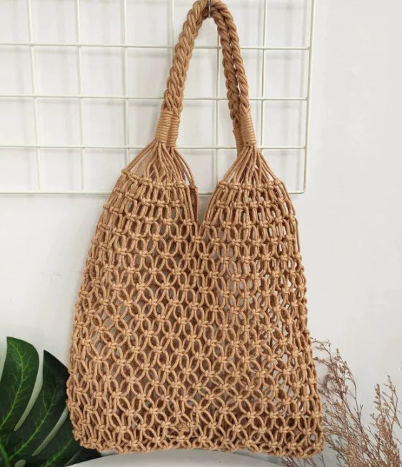 Woven Grass Bag, Tote Bag, Crossbody Bag