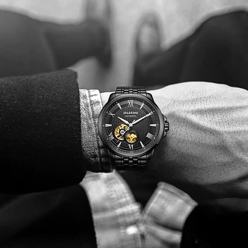 Black Star Royal Men's Watch - Steel Sapphire Automatic