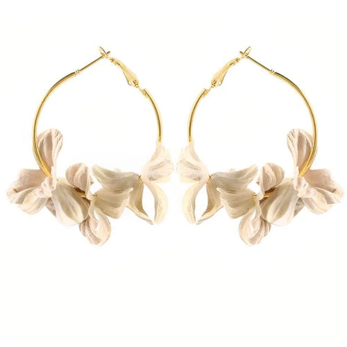 Aussie White Earrings - Classic Elegant Jewelry | Aethel Adorn