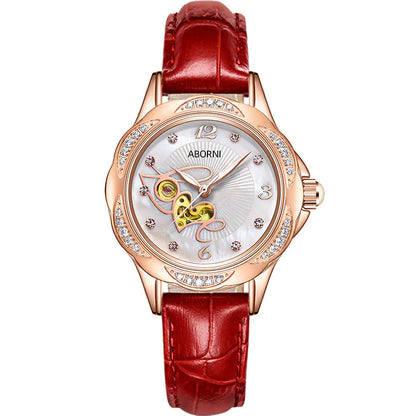 Women's Swiss Waterproof Mechanical Watch with Luminous Feature