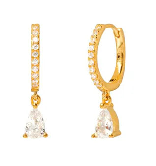 18K Gold-Plated Snake Earrings with Colorful Zircon (Pair)