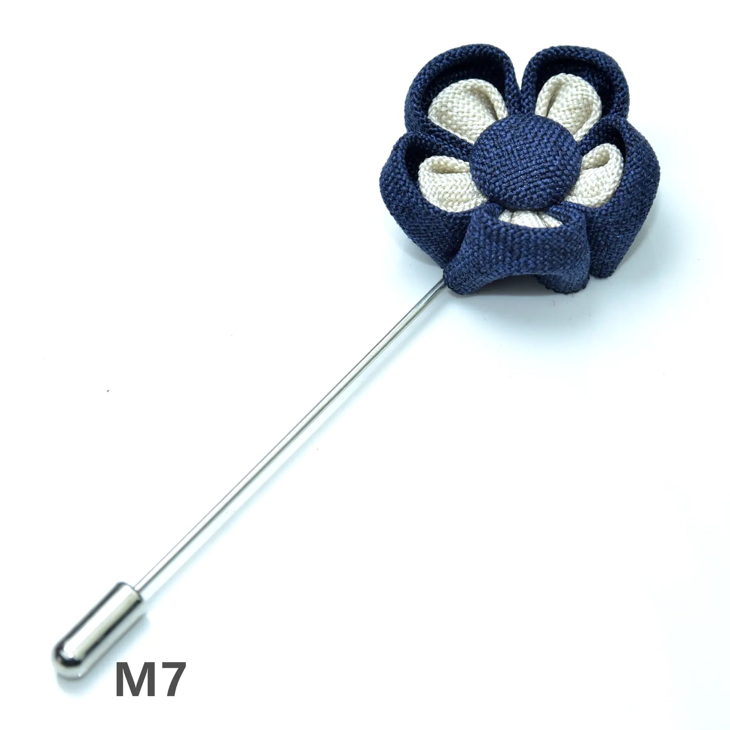 Floral Brooch for Hanfu - Two Color Petals Design