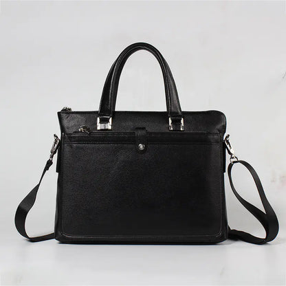 Leather Briefcase for Men, Crossbody Bag