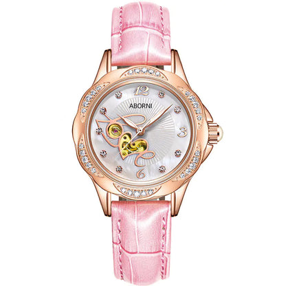Women's Swiss Waterproof Mechanical Watch with Luminous Feature