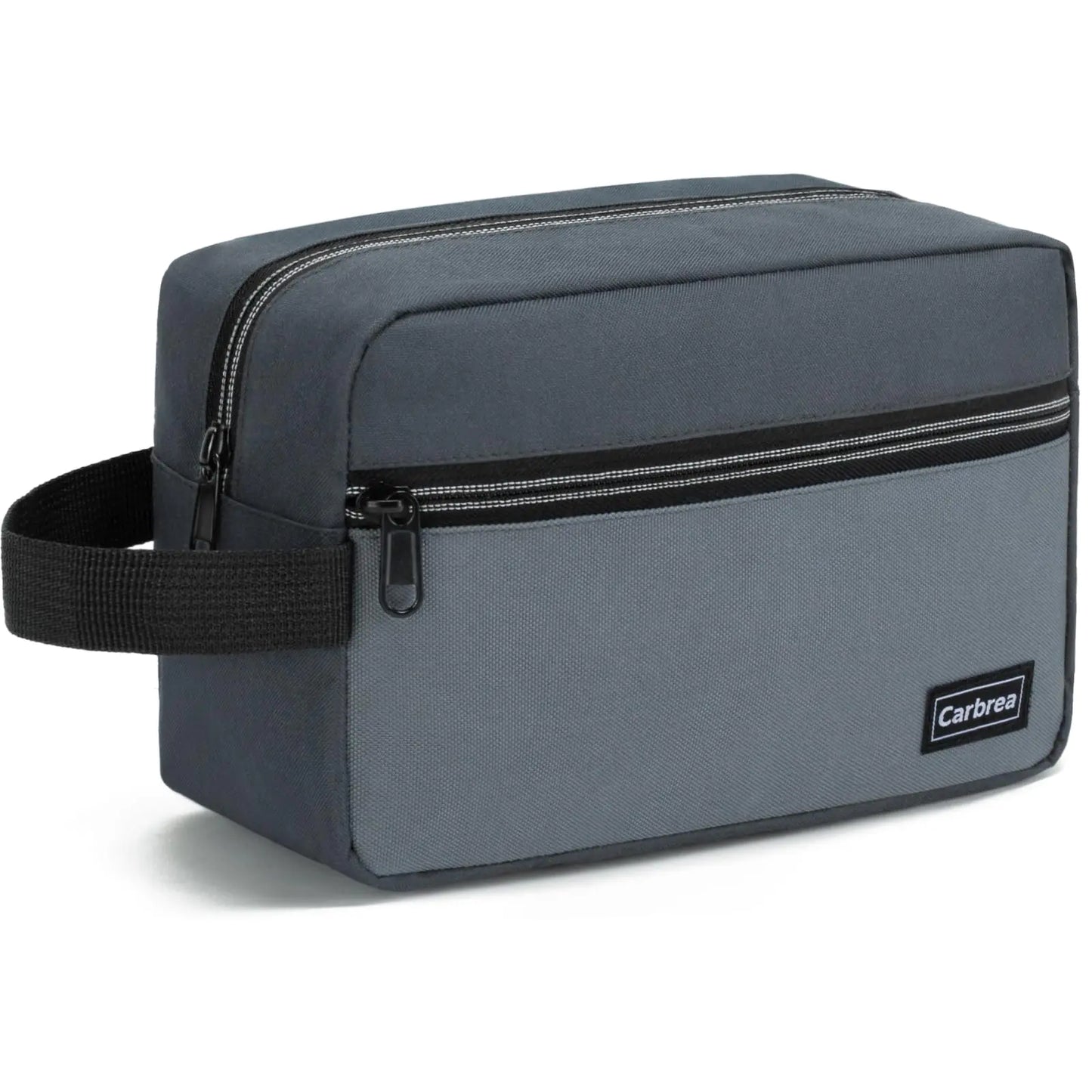 Carbrea Travel Toiletry Bag - Small Toiletry Bag for Men Skincare Bag Doop Kit for Toiletries Accessories Gifts - Grey