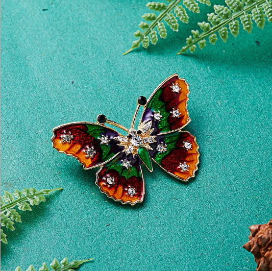 Alloy Butterfly Brooch Jewelry Accessory