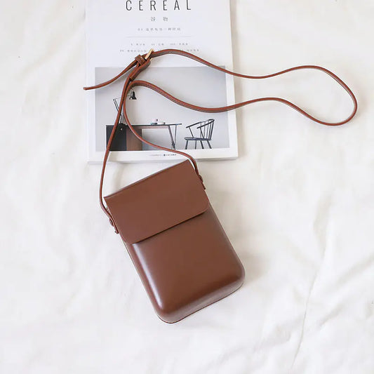 Retro Halterneck Mini Messenger Bag for Men & Women