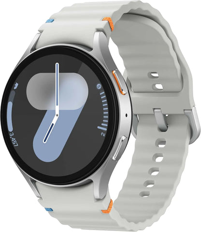 Samsung Galaxy Ai Watch 7 Latin American Version SM-L310N (44mm) Bluetooth Wellness Tips Heart Rate Tracking Sleep Monitor Fitness Tracker (Silver)