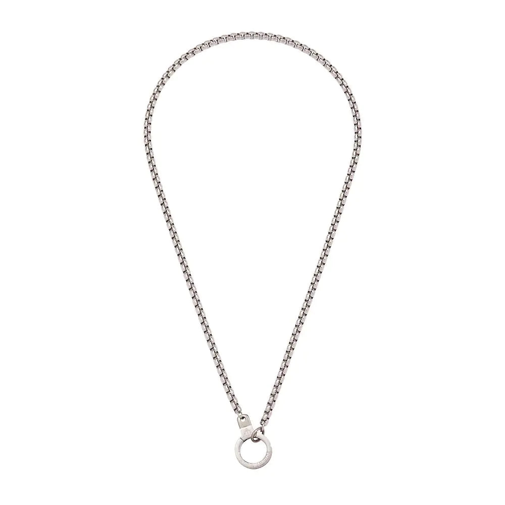 Air & Anchor Cuff Keeper Ring Holder Necklace for Women and Men Necklace Ring Holder & Charm Holder Ring Keeper Necklace Ring Necklace Holder for Women and Men