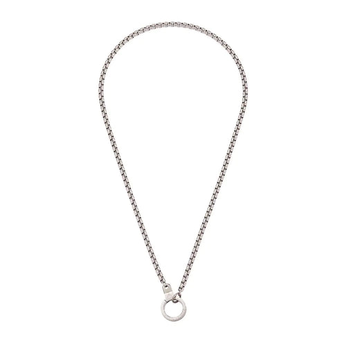 Air & Anchor Cuff Keeper Ring Holder Necklace for Women and Men Necklace Ring Holder & Charm Holder Ring Keeper Necklace Ring Necklace Holder for Women and Men