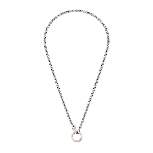 Air & Anchor Cuff Keeper Ring Holder Necklace for Women and Men Necklace Ring Holder & Charm Holder Ring Keeper Necklace Ring Necklace Holder for Women and Men