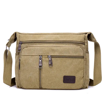 Quality Canvas Crossbody Travel Bag for Men