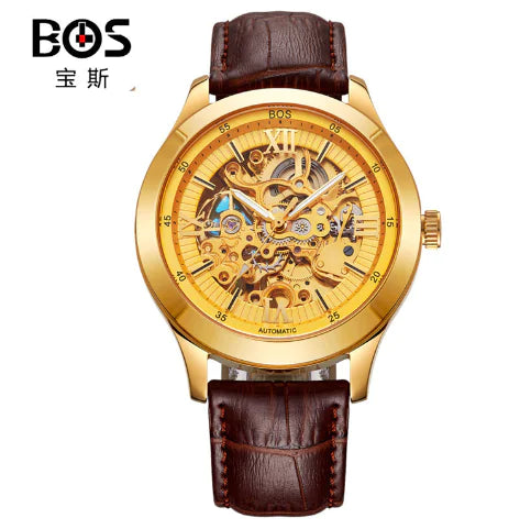 Men's Hollow Anglaise Automatic Mechanical Watch