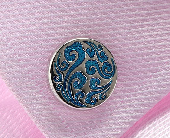 Men's Crystal Lapel Pin Fashionable Suit Brooch