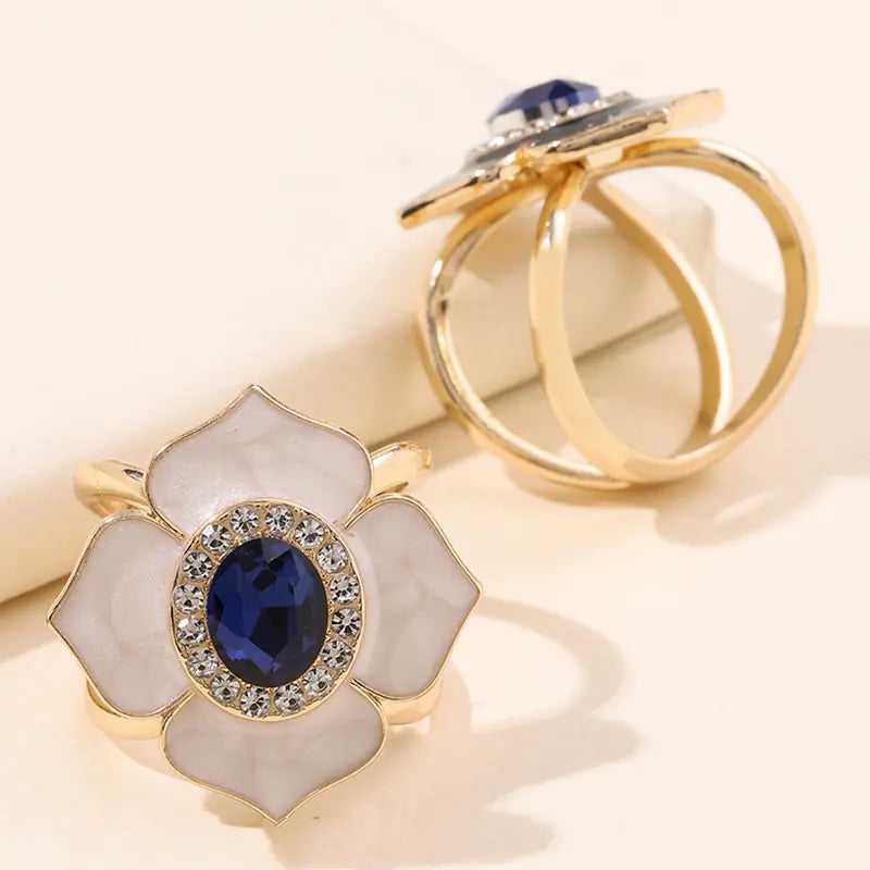 Camellia Shell Scarf Buckle and Multi-Functional Brooch