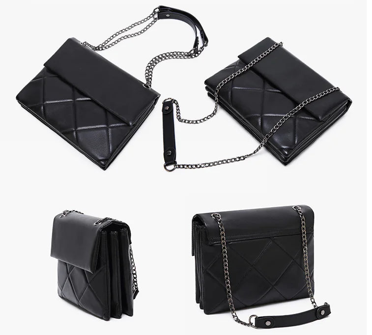 Wanderer Bag, Double Chain Shoulder Bag