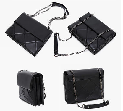 Wanderer Bag, Double Chain Shoulder Bag