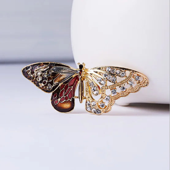 Alloy Butterfly Brooch Jewelry Accessory
