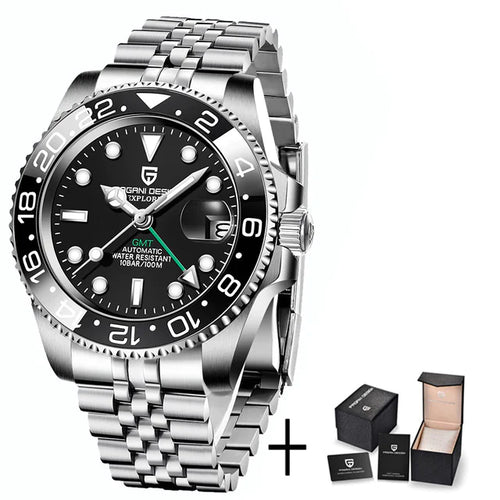 Calendar Luminous Men's Stainless Steel Watch