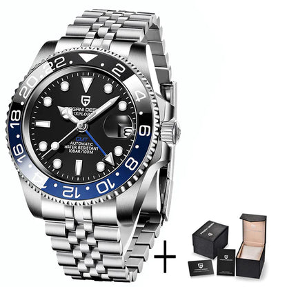 Calendar Luminous Men's Stainless Steel Watch