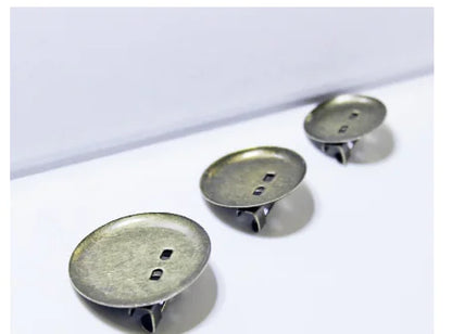 DIY 3CM Vintage Gold Nickel-Free Brooch Pins