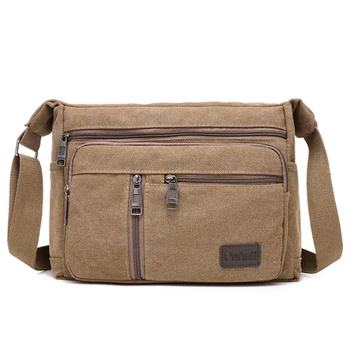 Quality Canvas Crossbody Travel Bag for Men