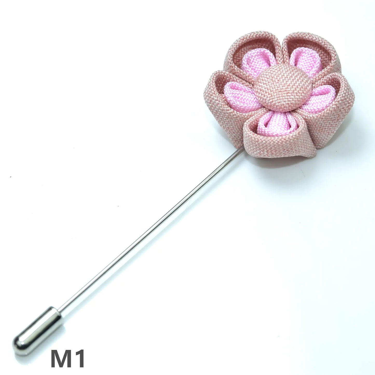 Floral Brooch for Hanfu - Two Color Petals Design