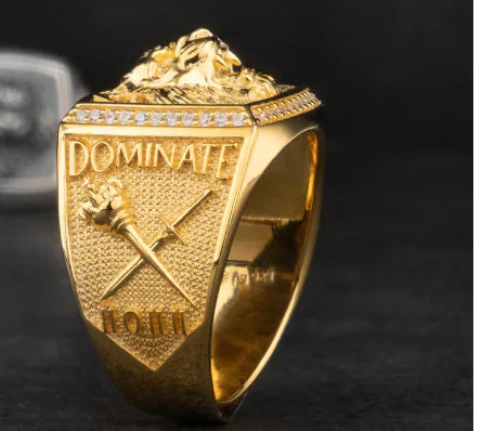 Chinese Zodiac Tiger Ethnic Style Ring