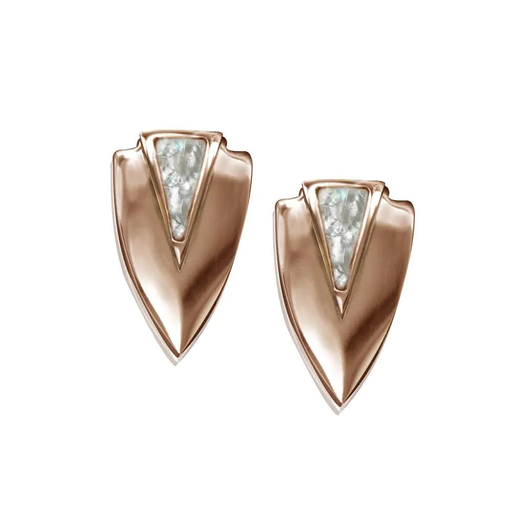 Rose Chevron Earrings - Trendy Affordable Jewelry | Aethel Adorn