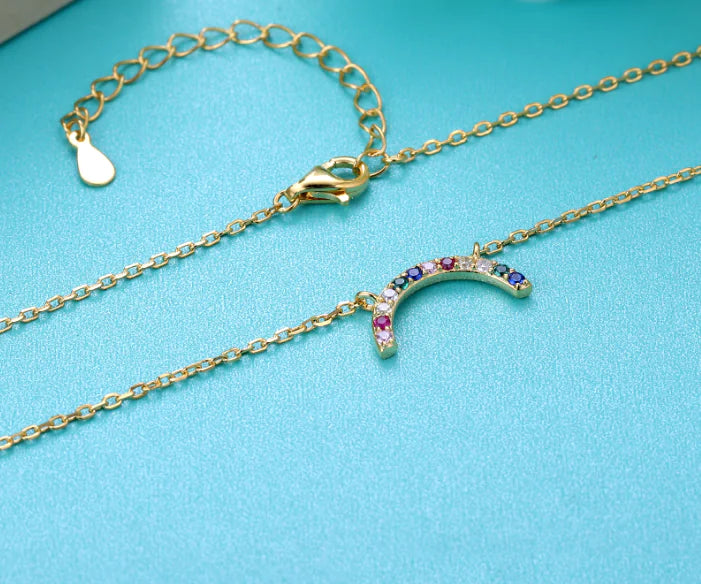 18K Gold Phoebe Necklace - Luxury Statement Jewelry | Aethel Adorn