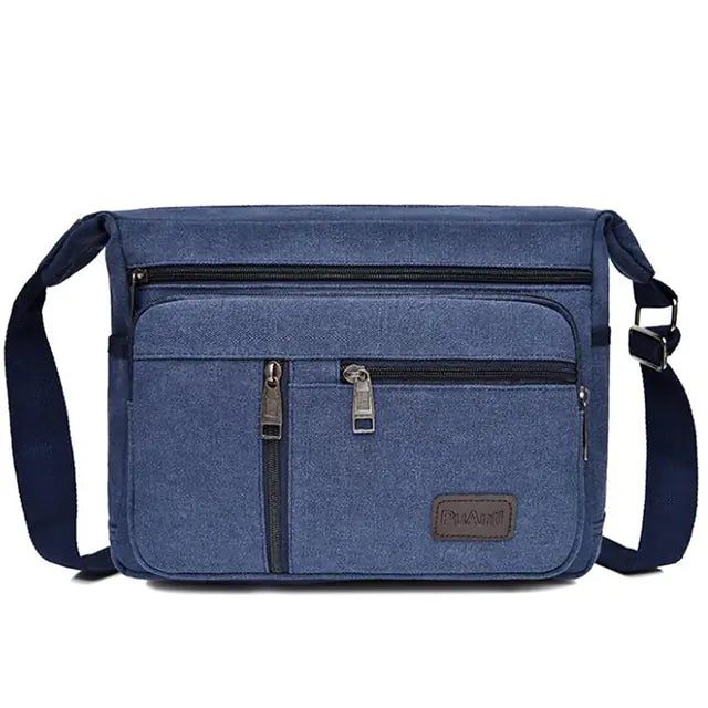 Quality Canvas Crossbody Travel Bag for Men