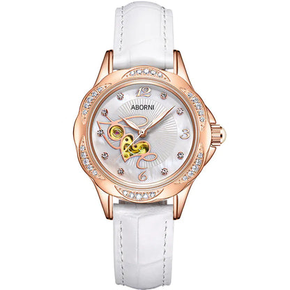 Women's Swiss Waterproof Mechanical Watch with Luminous Feature