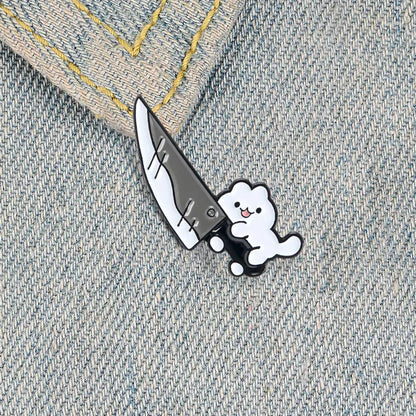Creative Cartoon Cute Animal Brooch - Adorable Cat Pin