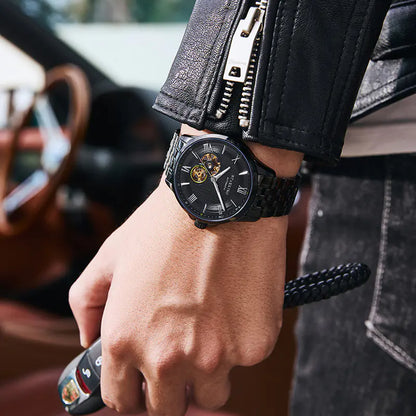 Black Star Royal Men's Watch - Steel Sapphire Automatic