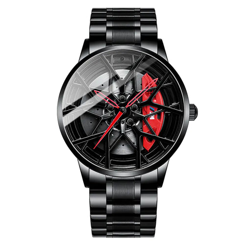 TE37 Wheel Inspired Mechanical Watch with 3D Dial