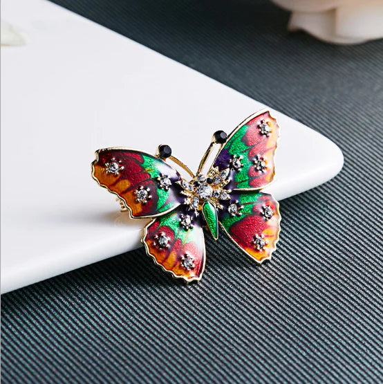 Alloy Butterfly Brooch Jewelry Accessory