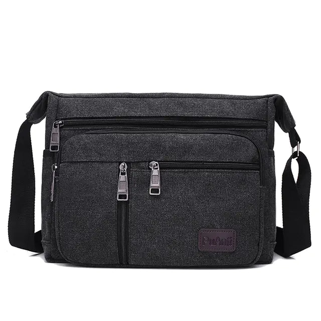 Quality Canvas Crossbody Travel Bag for Men